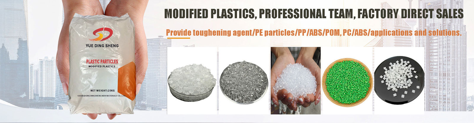 Particelle di plastica ABS